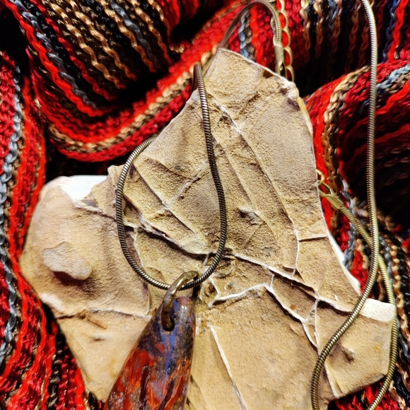 Pietersite... A very beautiful orange blue.flash.. - Picture 3 of 3